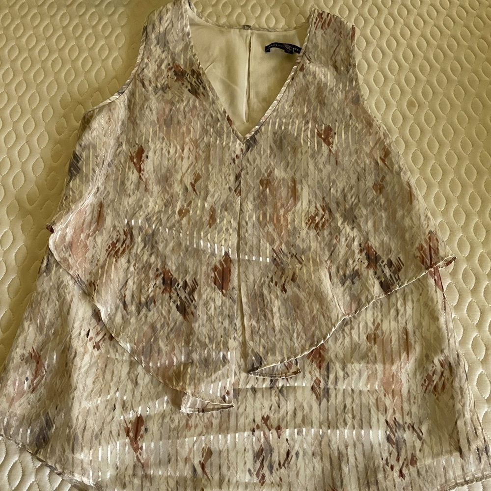 WHBM XS flowing blouse